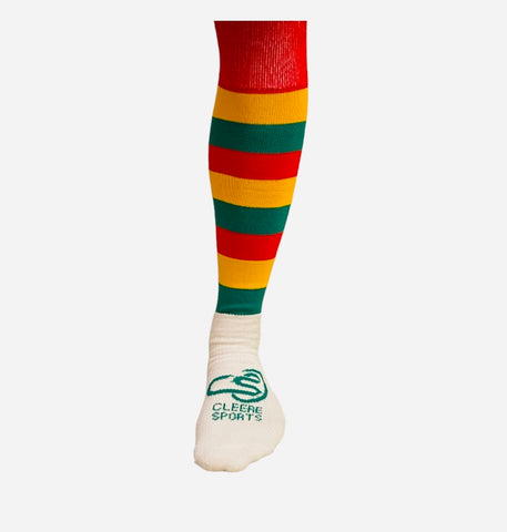 Red, Yellow & Green Long Socks