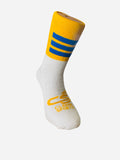 Yellow and Blue Cleere Half Socks