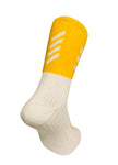 Saffron & White Half Socks