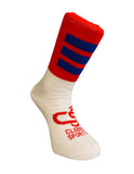 Red & Blue Half Socks