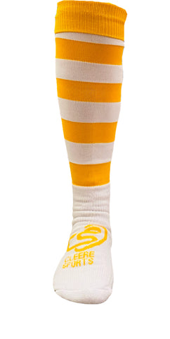Saffron & White Cleere Long Socks