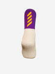 Purple & Gold/Yellow Cleere Half Socks
