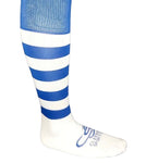 Blue and White Long Socks