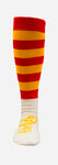 Red & Yellow Cleere Long Socks