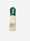 Emerald Green & White Cleere Half Socks