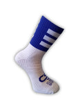 Blue & White Cleere Half Socks