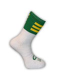 Green & Gold/Yellow Half Socks