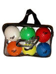 Half Dozen Multi Colour Bullet Ball Carry Pack