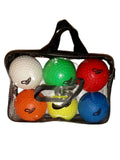 Half Dozen Multi Colour Bullet Ball Carry Pack