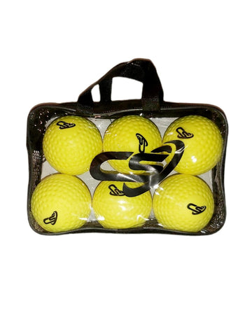 Half Dozen Yellow Bullet Ball Carry Pack